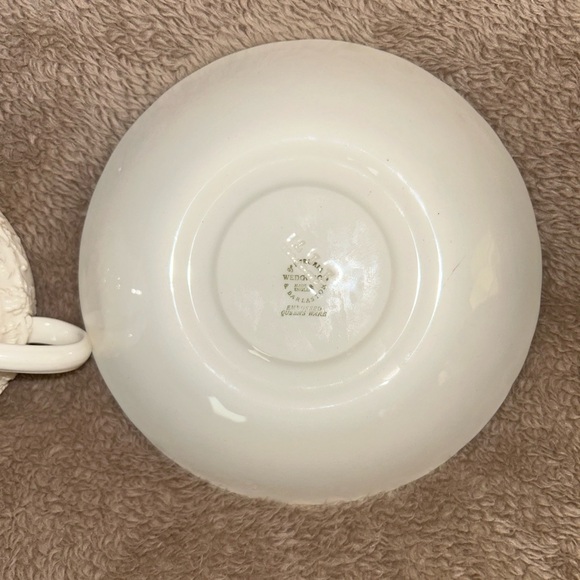 Wedgwood Embossed Queens Ware cup and saucer - Picture 2 of 4